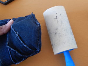 Clean up fabric pieces